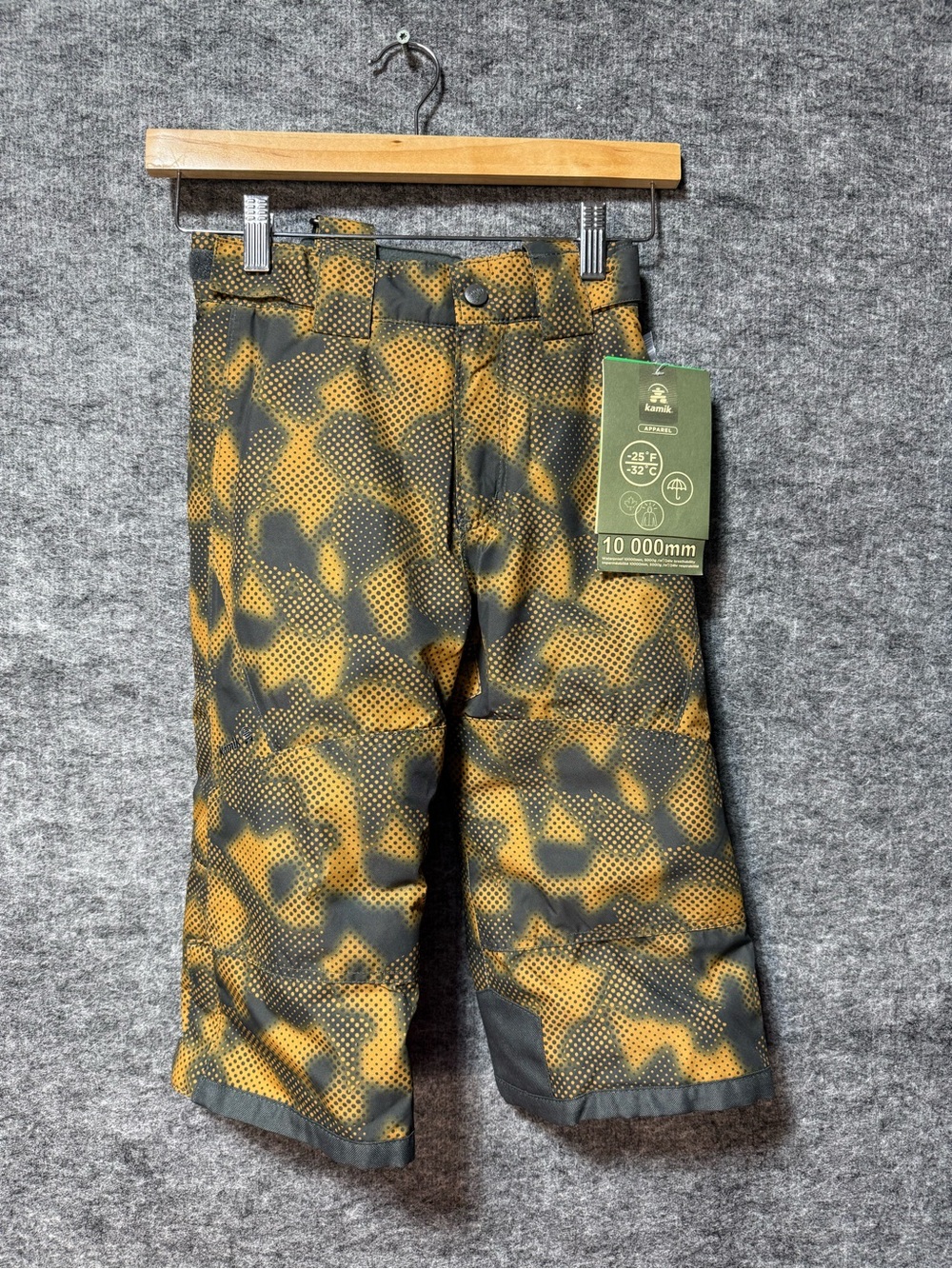 Kamik Kids Snow Pants Size 3T – Waterproof Insulated Camo – New with Tags